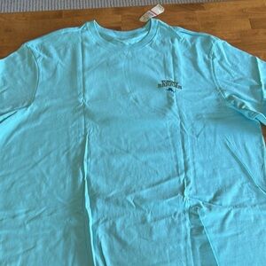 Tommy Bahama Blue Short Sleeve Tee with Vintage Graphic